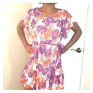 Multi-color, floral, Summer dress